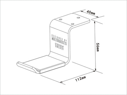 Multibrackets 1886 hörlurstillbehör Hörlurshållare