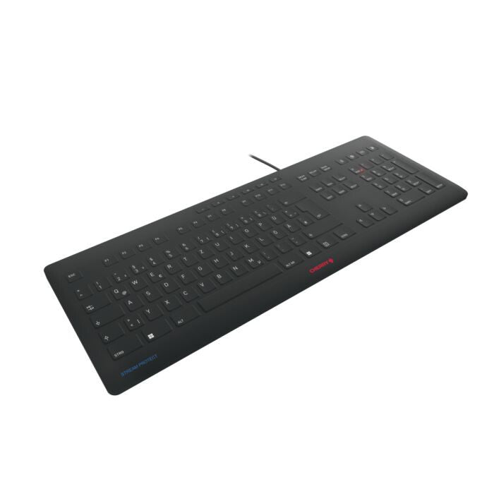 CHERRY JK-8502EU-2 tangentbord Universal USB QWERTY Engelsk Svart
