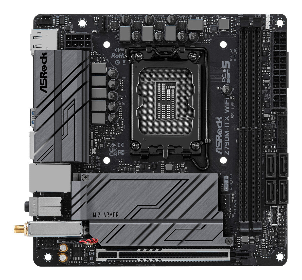 Asrock Z790M-ITX WiFi Intel Z790 LGA 1700 Mini-ITX