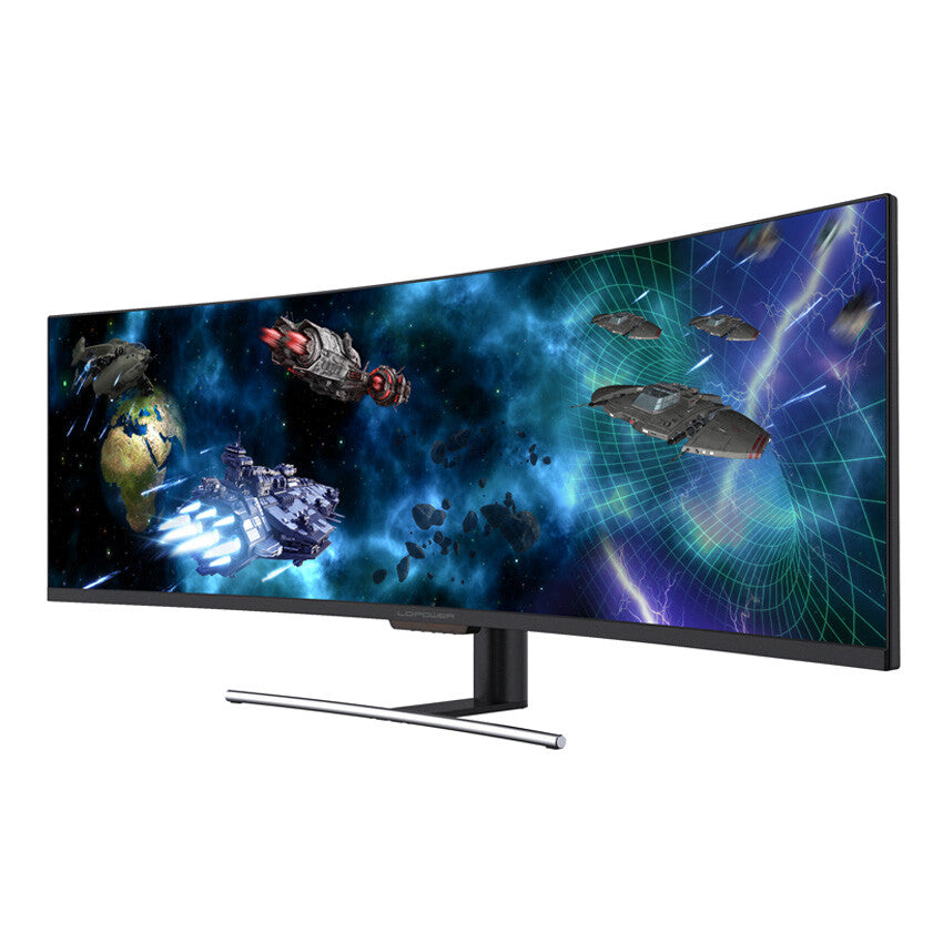 LC-Power LC-M49-DFHD-144-C-Q LED display 124,5 cm (49") 3840 x 1080 pixlar UltraWide Full HD QLED Svart