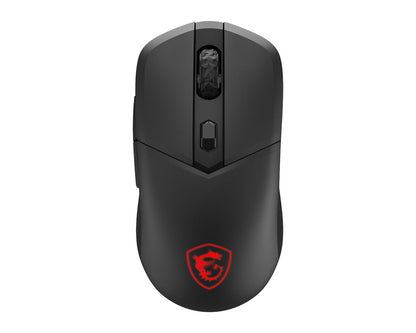 MSI VERSA 300 ELITE WIRELESS datormöss Spela högerhand RF Wireless + Bluetooth + USB Type-C Optisk 26000 DPI