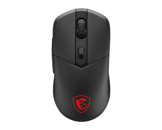 MSI VERSA 300 ELITE WIRELESS datormöss Spela högerhand RF Wireless + Bluetooth + USB Type-C Optisk 26000 DPI