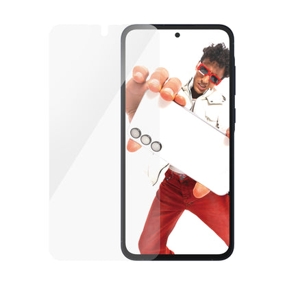 PanzerGlass SAFE. by ® Screen Protector Samsung Galaxy A55 5G | Ultra-Wide Fit | Bulk Genomskinligt skärmskydd 50 styck