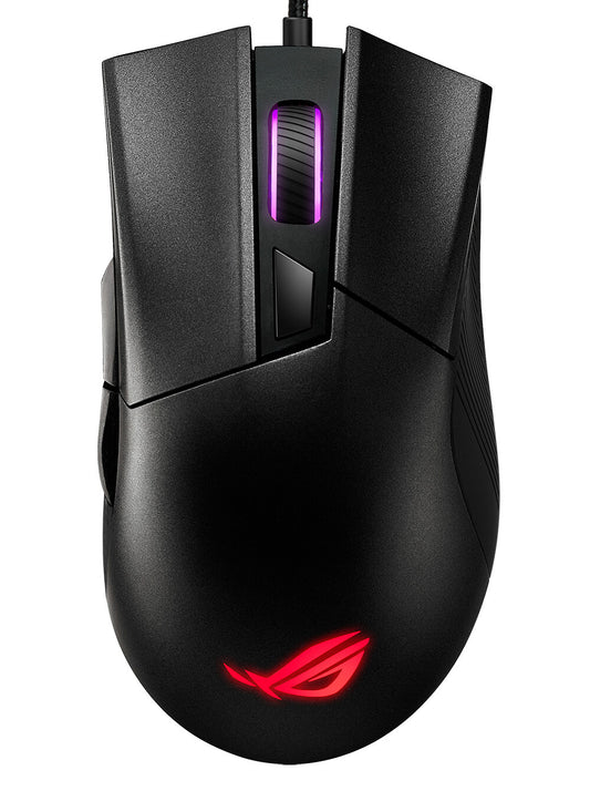 ASUS ROG Gladius II Core datormöss Spela högerhand USB Type-A Optisk 6200 DPI