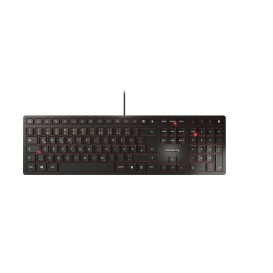 CHERRY KC 6000 SLIM tangentbord USB Nordic Svart