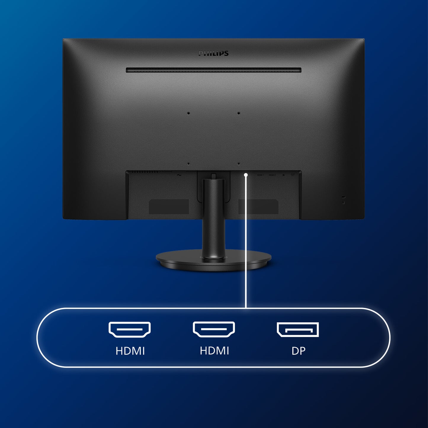 Philips V Line 275V8LA/00 platta pc-skärmar 68,6 cm (27") 2560 x 1440 pixlar Quad HD LED Svart