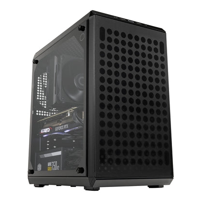 Cooler Master Q300L V2 Mini Tower Svart, Transparent
