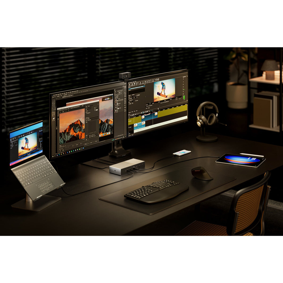 Kensington SD5000T5 EQ Thunderbolt 5 trippel 4K dockningsstation med 140 W PD – Windows/macOS