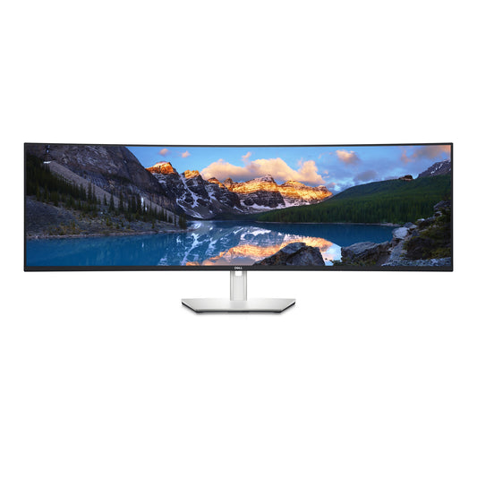 DELL UltraSharp U4924DW platta pc-skärmar 124,5 cm (49") 5120 x 1440 pixlar 5K Ultra HD LCD Svart, Silver