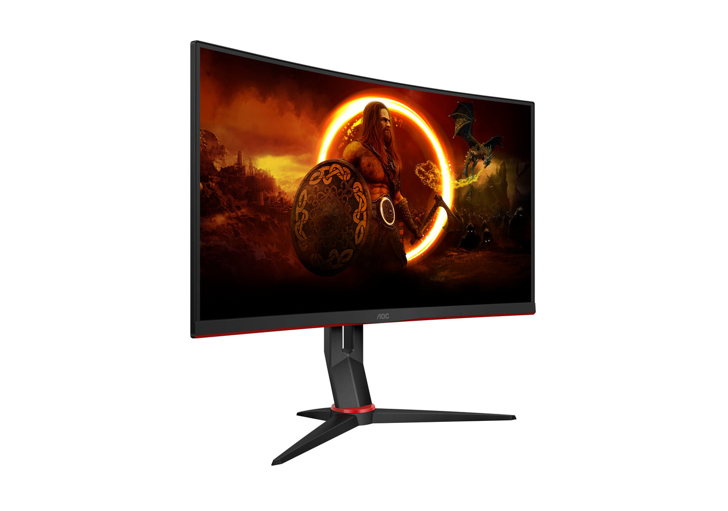 AOC G2 C27G2Z3/BK platta pc-skärmar 68,6 cm (27") 1920 x 1080 pixlar Full HD LED Svart, Röd