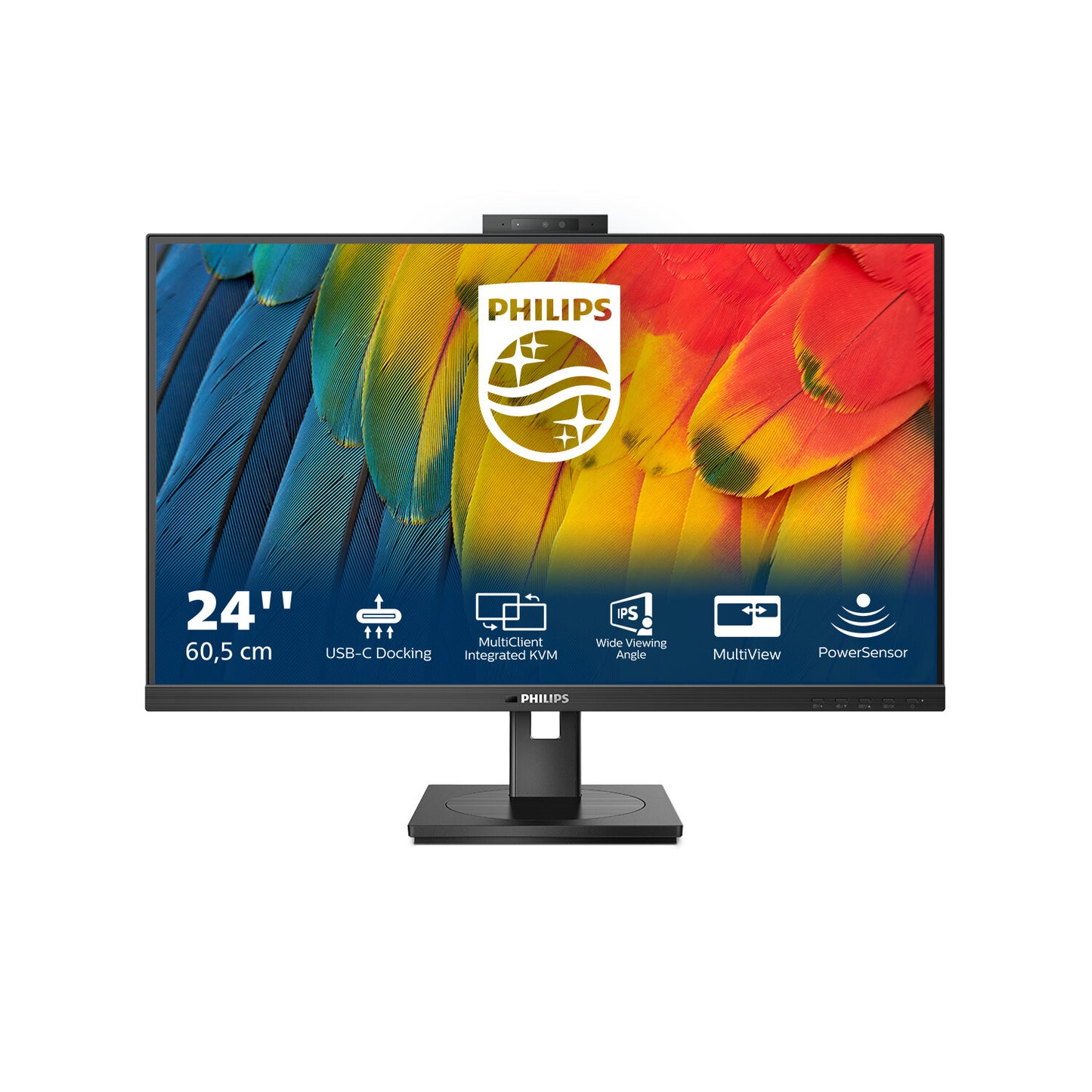 Philips 5000 series 24B1U5301H/00 LED display 60,5 cm (23.8") 1920 x 1080 pixlar Full HD LCD Svart