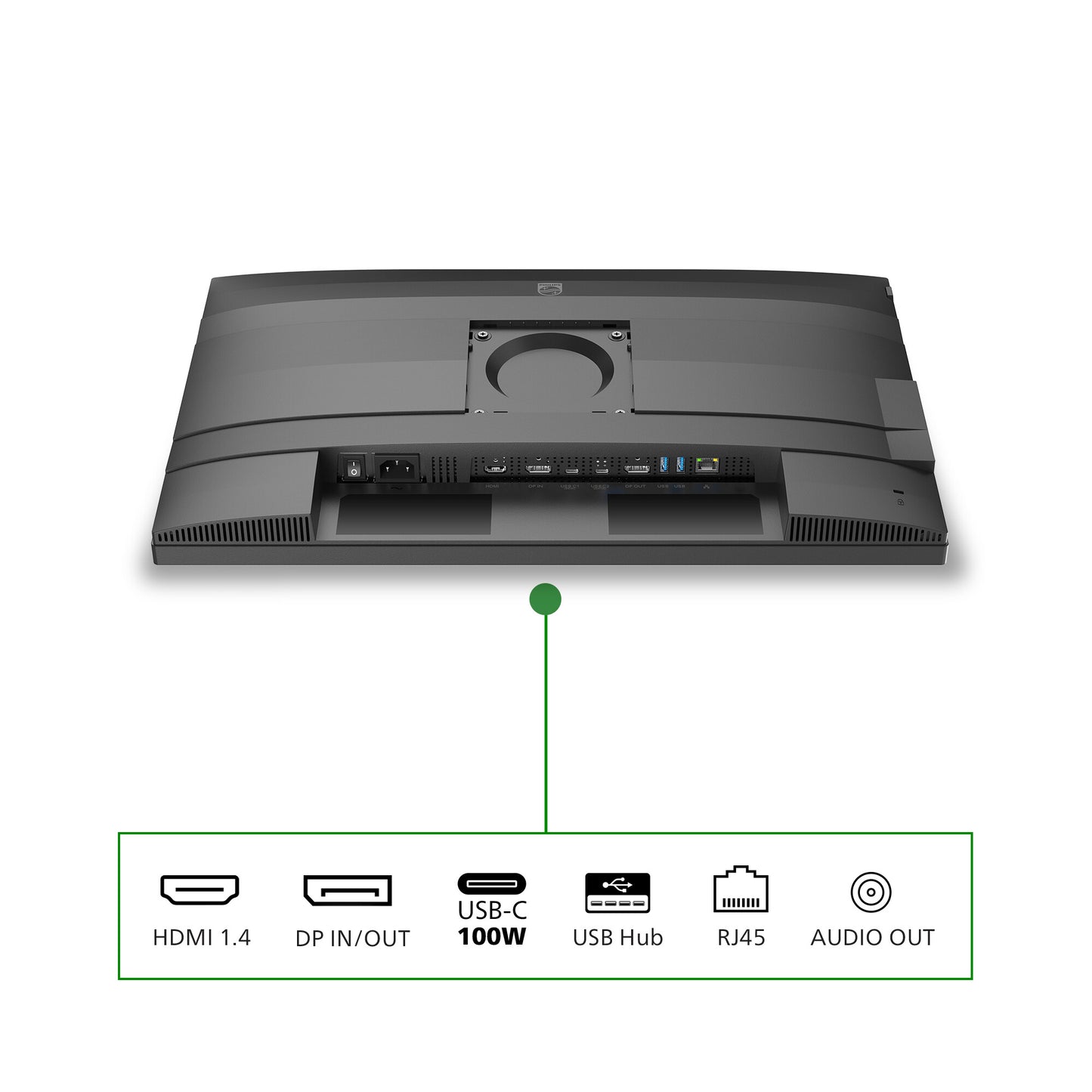 Philips 5000 series 24B2G5301/00 platta pc-skärmar 60,5 cm (23.8") 1920 x 1080 pixlar Full HD LCD Svart