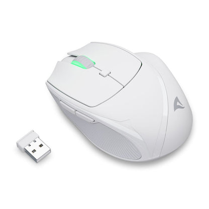 Sharkoon OfficePal M25W datormöss Spela högerhand RF Wireless + USB Type-C Optisk 4000 DPI