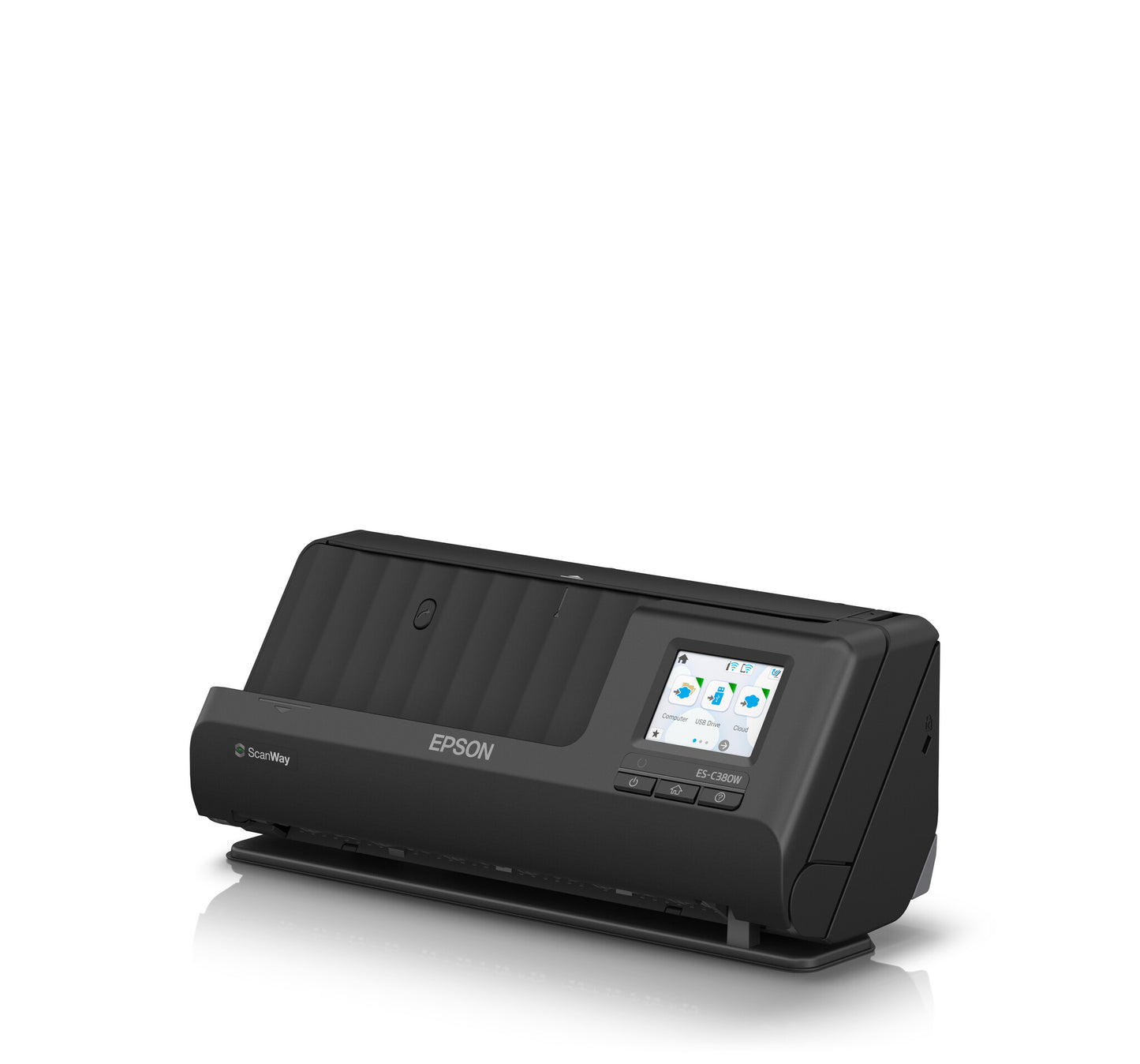 Epson ES-C380W ADF + arkmatad scanner 600 x 600 DPI A4 Svart