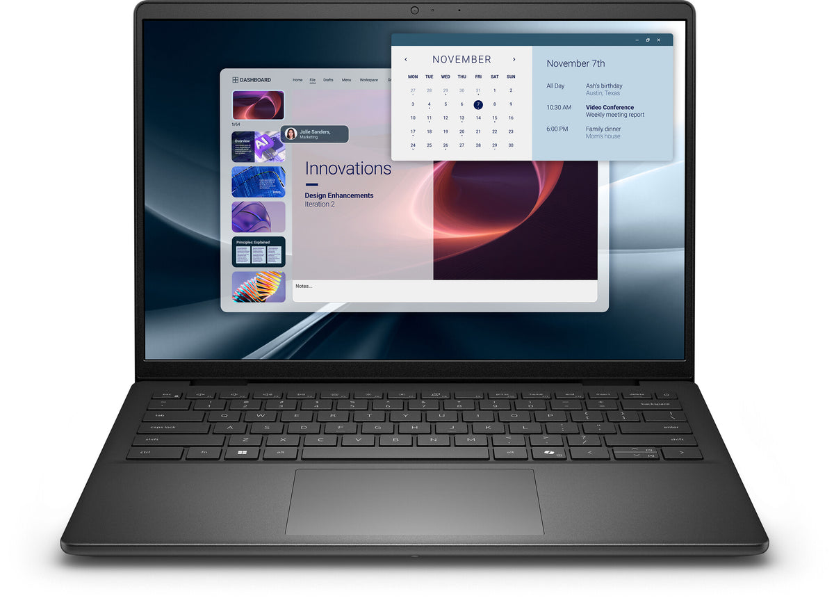 DELL Pro 14 Essential PV14255 AMD Ryzen™ 5 220 Bärbar dator 35,6 cm (14") Full HD+ 16 GB DDR5-SDRAM 512 GB SSD Wi-Fi 6 (802.11ax) Windows 11 Pro Nordic Svart