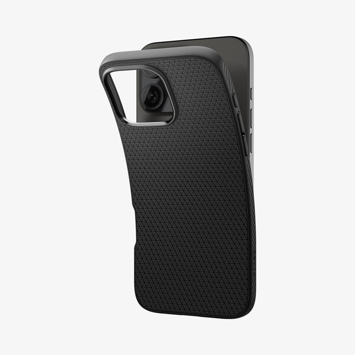 Spigen Liquid Air mobiltelefonfodral 16 cm (6.3") Mobilskal Svart