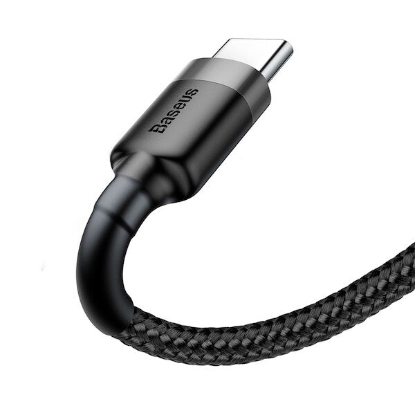 Baseus CATKLF-BG1 mobiltelefonkablar Svart 1 m USB A USB C