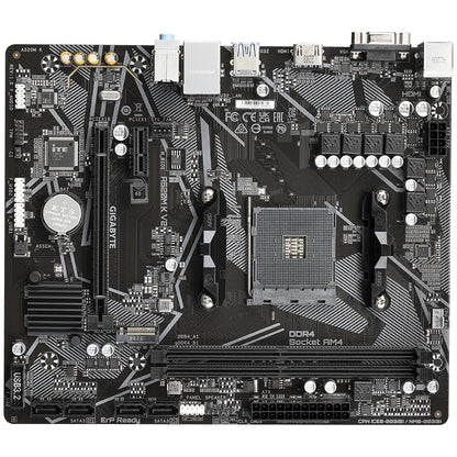 GIGABYTE A520M K V2 moderkort AMD A520 Uttag AM4 micro ATX