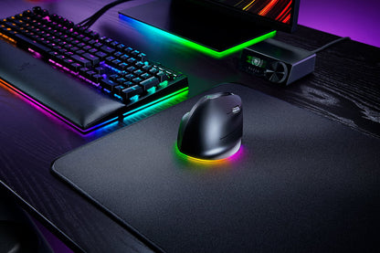 Razer Pro Click V2 Vertical datormöss Universal högerhand RF Wireless + Bluetooth + USB Type-C Optisk 30000 DPI
