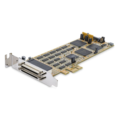 StarTech.com Seriellt kort i låg profil med 16 portar - RS232 - PCI Express