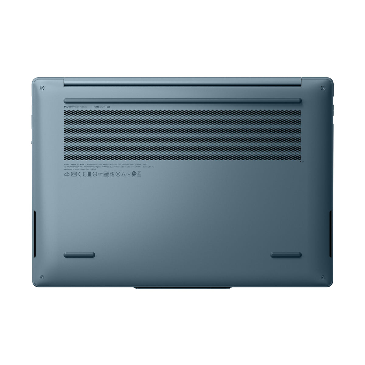 Lenovo Yoga Slim 7 14AGP11 Copilot+ PC AMD Ryzen AI 7 445 Bärbar dator 35,6 cm (14") 2.8K 16 GB 1 TB SSD Wi-Fi 7 (802.11be) Windows 11 Home tyska Turkosblå