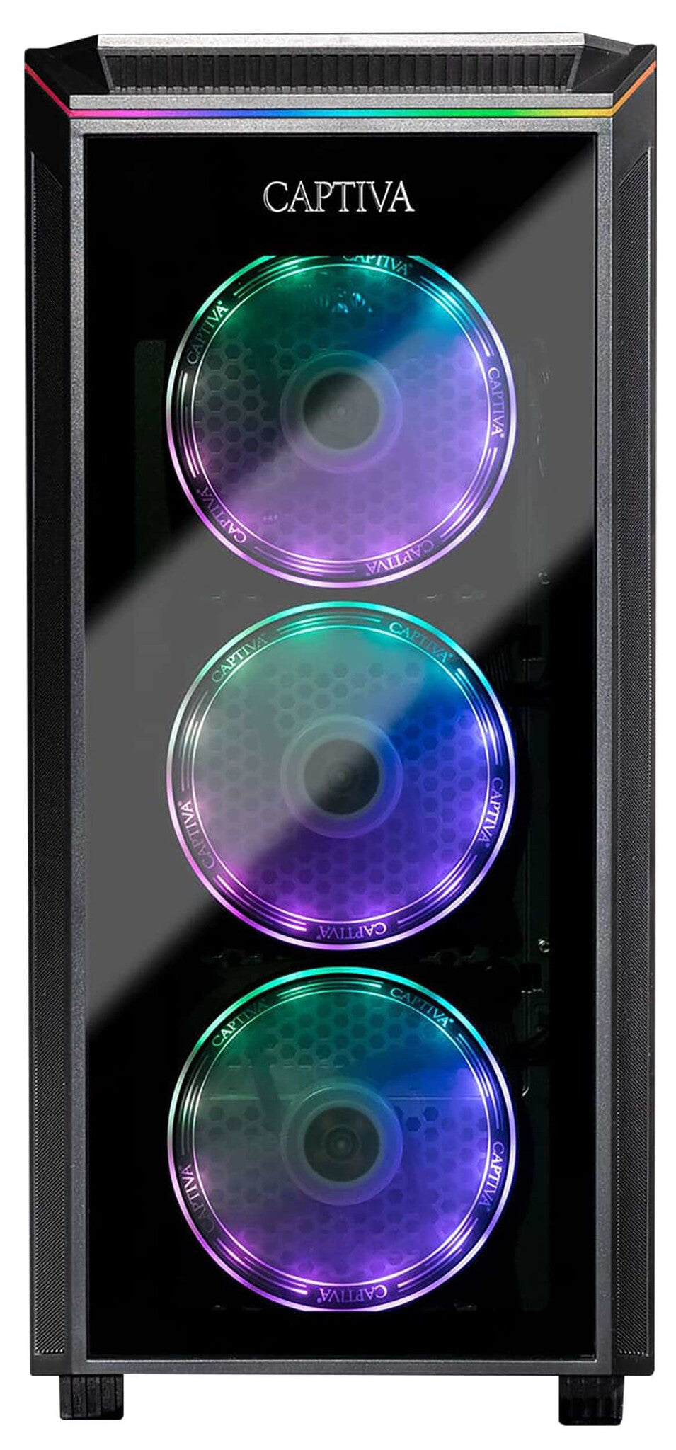 CAPTIVA PC Highend Gaming I89-832 (Ultra 7 265KF/RTX5070 12GB GDDR7/SSD 1TB/32GB/WLAN/Windows 11 Home 64-bit) Intel Core Ultra 7 DDR5-SDRAM NVIDIA GeForce RTX 5070 Svart