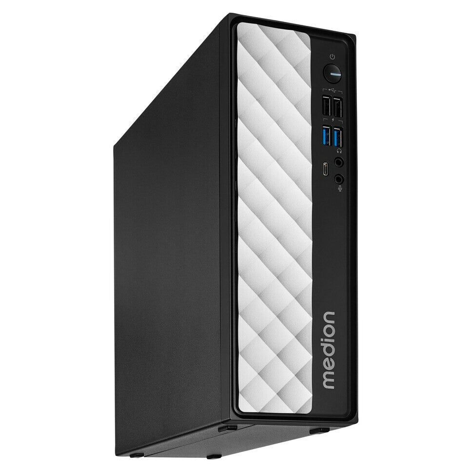 MEDION T80 MINI PC Intel® Core™ i5 i5-12450H 16 GB DDR4-SDRAM 512 GB SSD Mini-PC Svart, Grå