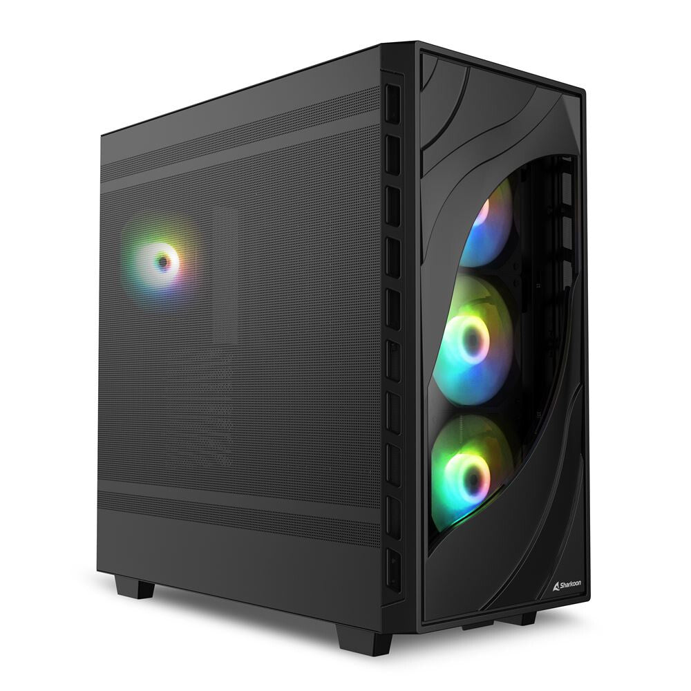 Sharkoon REBEL C80M RGB Midi Tower Svart