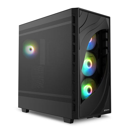 Sharkoon REBEL C80M RGB Midi Tower Svart