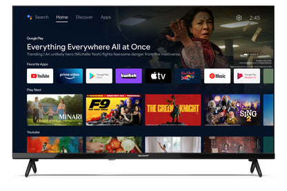Sharp 32FH2EA TV-apparat 81,3 cm (32") HD Smart-TV Wi-Fi Svart