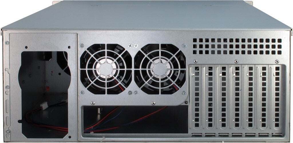 Inter-Tech 4U-4416L Ställning Svart, Silver