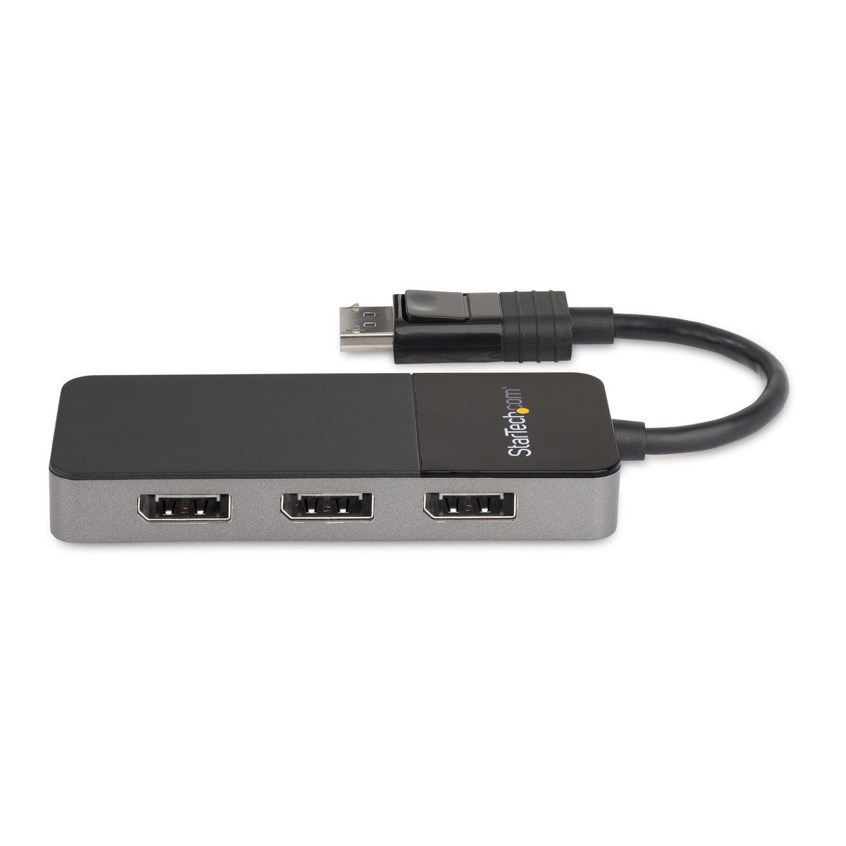 StarTech.com 3-ports DisplayPort 1.4-splitter, DisplayPort till 3x DP-adapter för flera bildskärmar, tredubbel 4K Computer MST-hubb, USB Bussdriven - Endast för Windows