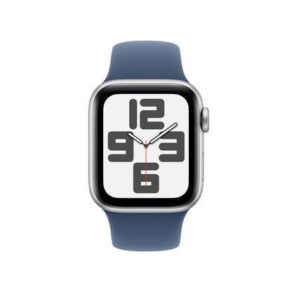 Apple Watch SE OLED 40 mm Digital 324 x 394 pixlar Pekskärm Silver Wi-Fi GPS