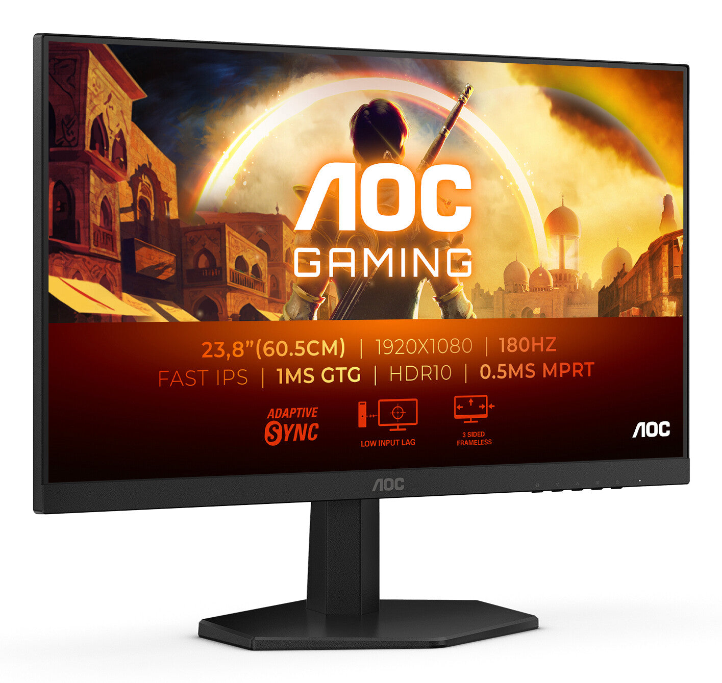 AOC G4 24G42E platta pc-skärmar 60,5 cm (23.8") 1920 x 1080 pixlar Full HD LCD Svart