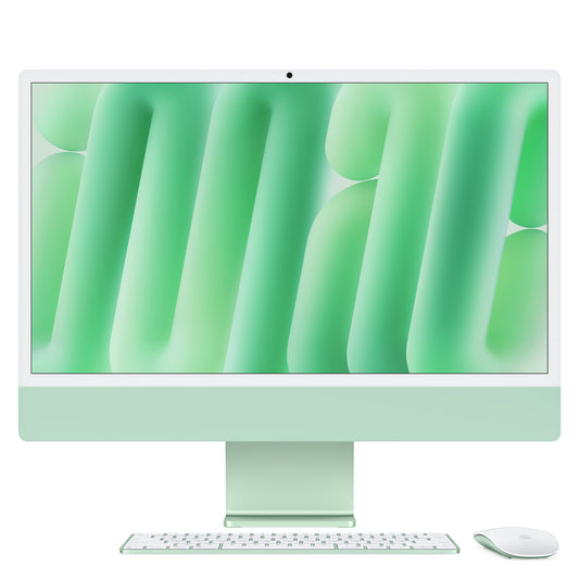Apple iMac Apple M M4 59,7 cm (23.5") 4480 x 2520 pixlar Allt-i-ett-dator 16 GB 256 GB SSD macOS Sequoia Wi-Fi 6E (802.11ax) Grön