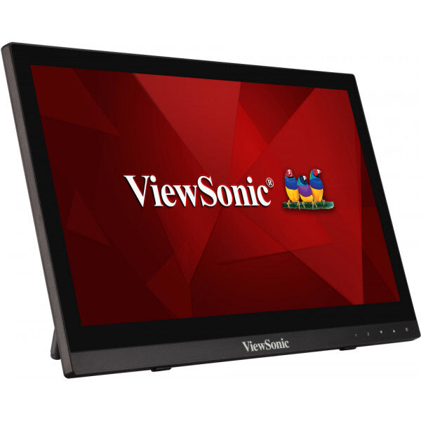 Viewsonic TD1630-3 platta pc-skärmar 39,6 cm (15.6") 1366 x 768 pixlar HD LCD Pekskärm Flera användare Svart