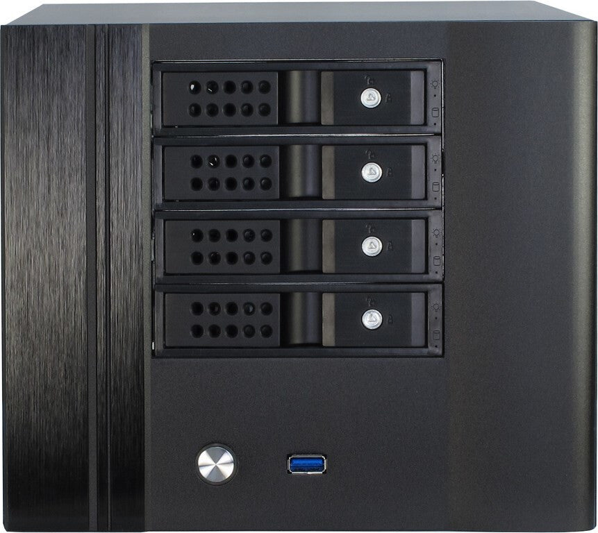 Inter-Tech SC-4004 Small Form Factor (SFF) Svart