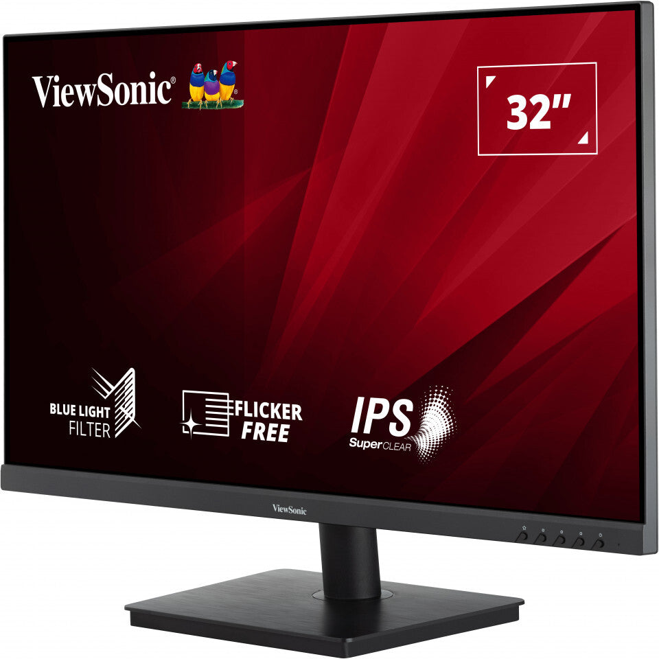 Viewsonic VA VA3209-2K-MHD platta pc-skärmar 81,3 cm (32") 2560 x 1440 pixlar Quad HD Svart