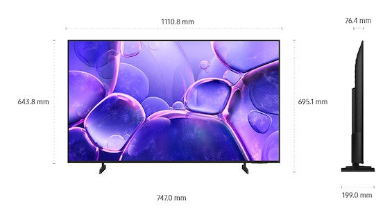 Samsung U8000F UE50U8072FUXXH TV-apparat 127 cm (50") 4K Ultra HD Smart-TV Wi-Fi Svart