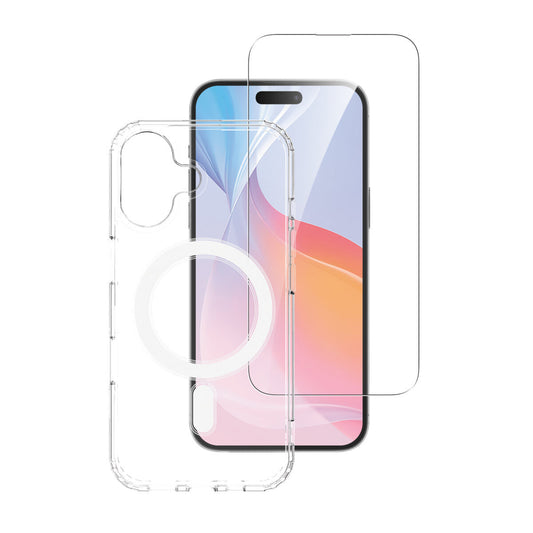 4smarts 3in1 Premium Starter Set mobiltelefon startpaket Transparent, Vit