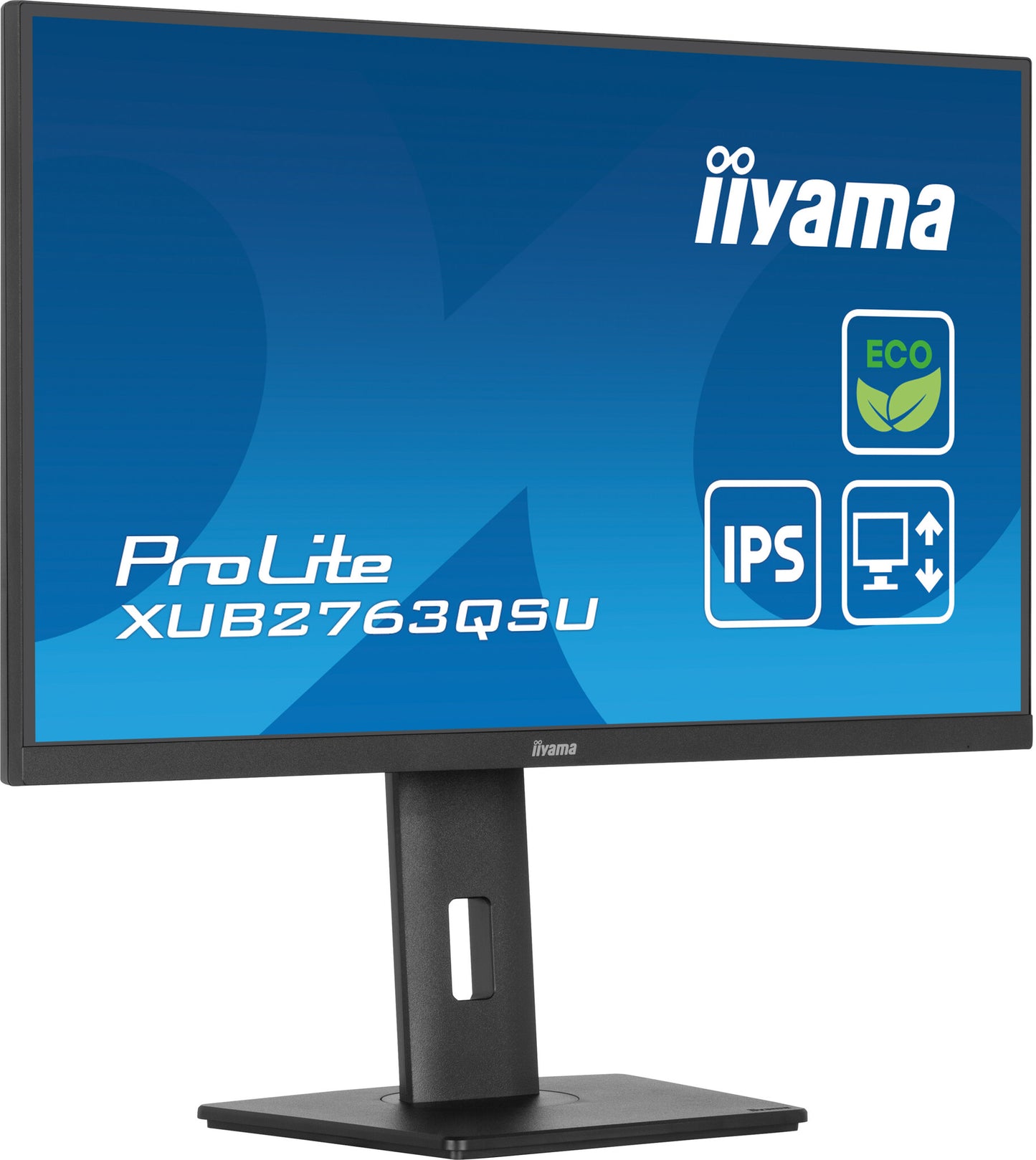 iiyama ProLite XUB2763QSU-B1 platta pc-skärmar 68,6 cm (27") 2560 x 1440 pixlar Quad HD LED Svart