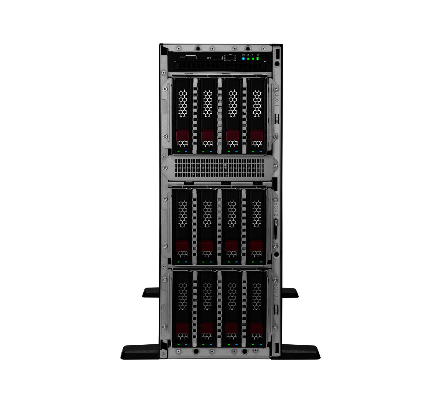 HPE ProLiant ML350 Gen11 servrar 1,92 TB Tower (4U) Intel® Xeon Silver 4510 2,4 GHz 64 GB DDR5-SDRAM 1000 W
