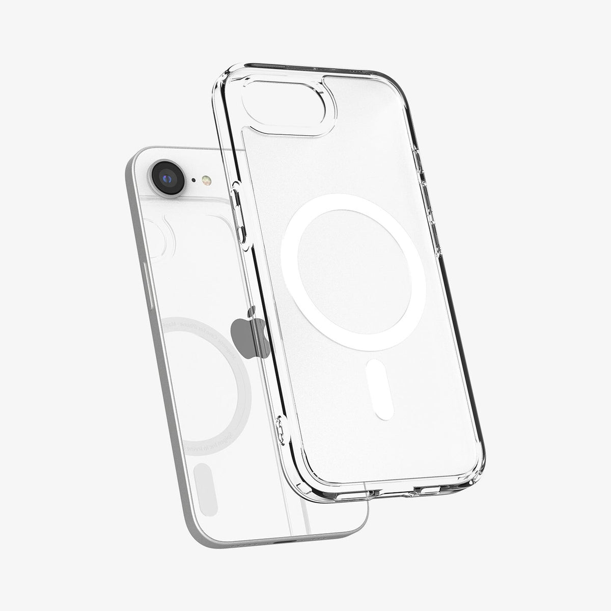 Spigen Ultra Hybrid (MagFit) mobiltelefonfodral 15,5 cm (6.1") Mobilskal Vit