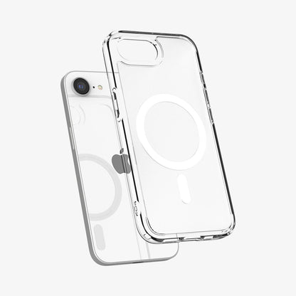 Spigen Ultra Hybrid (MagFit) mobiltelefonfodral 15,5 cm (6.1") Mobilskal Vit