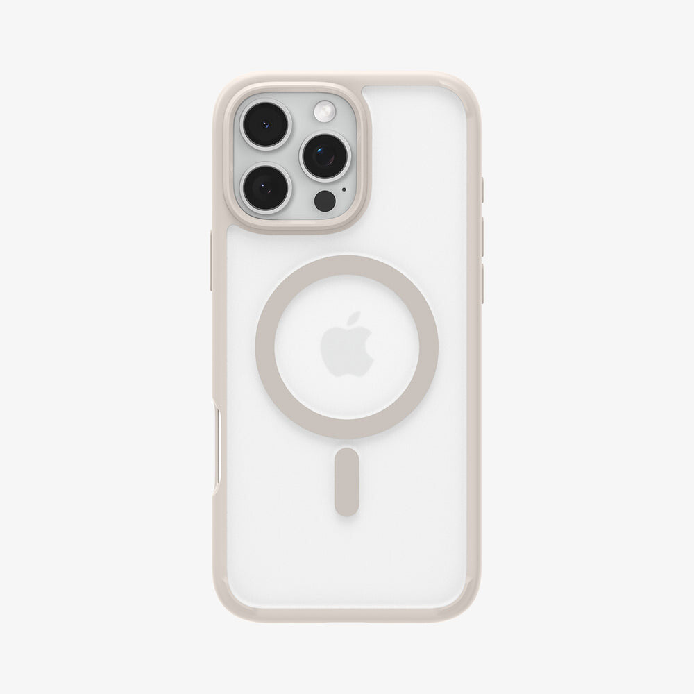 Spigen Ultra Hybrid (MagFit) mobiltelefonfodral 17,5 cm (6.9") Mobilskal Beige, Transparent