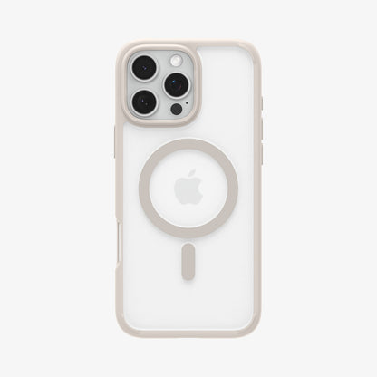 Spigen Ultra Hybrid (MagFit) mobiltelefonfodral 17,5 cm (6.9") Mobilskal Beige, Transparent