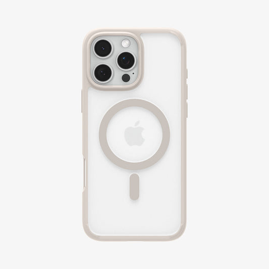 Spigen Ultra Hybrid (MagFit) mobiltelefonfodral 17,5 cm (6.9") Mobilskal Beige, Transparent
