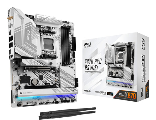 Asrock X870 Pro RS WiFi AMD X870 AM5-sockel ATX