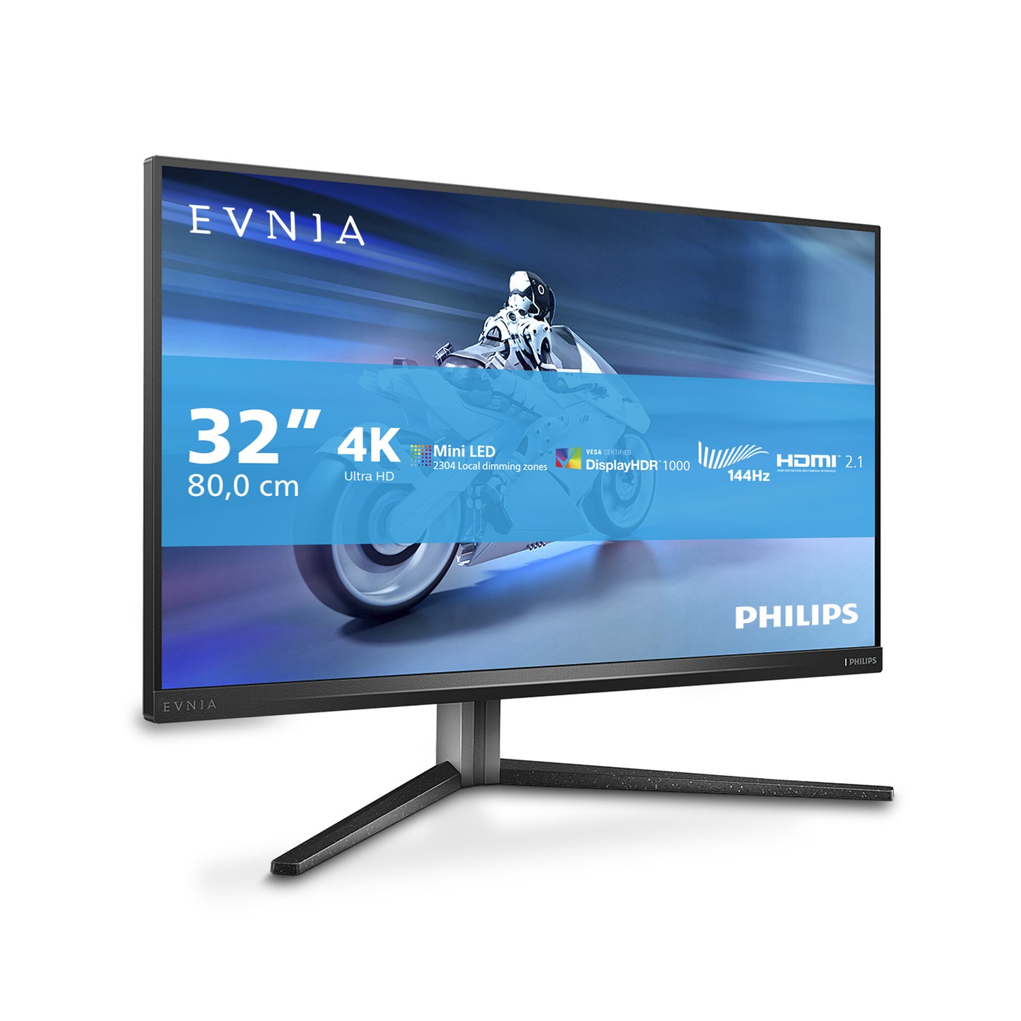 Philips Evnia 32M2N6800M/00 platta pc-skärmar 80 cm (31.5") 3840 x 2160 pixlar 4K Ultra HD LCD Svart