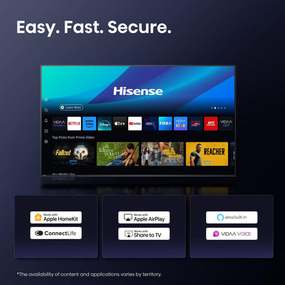Hisense 100U7Q 2,54 m (100") 4K Ultra HD Smart-TV Wi-Fi Svart
